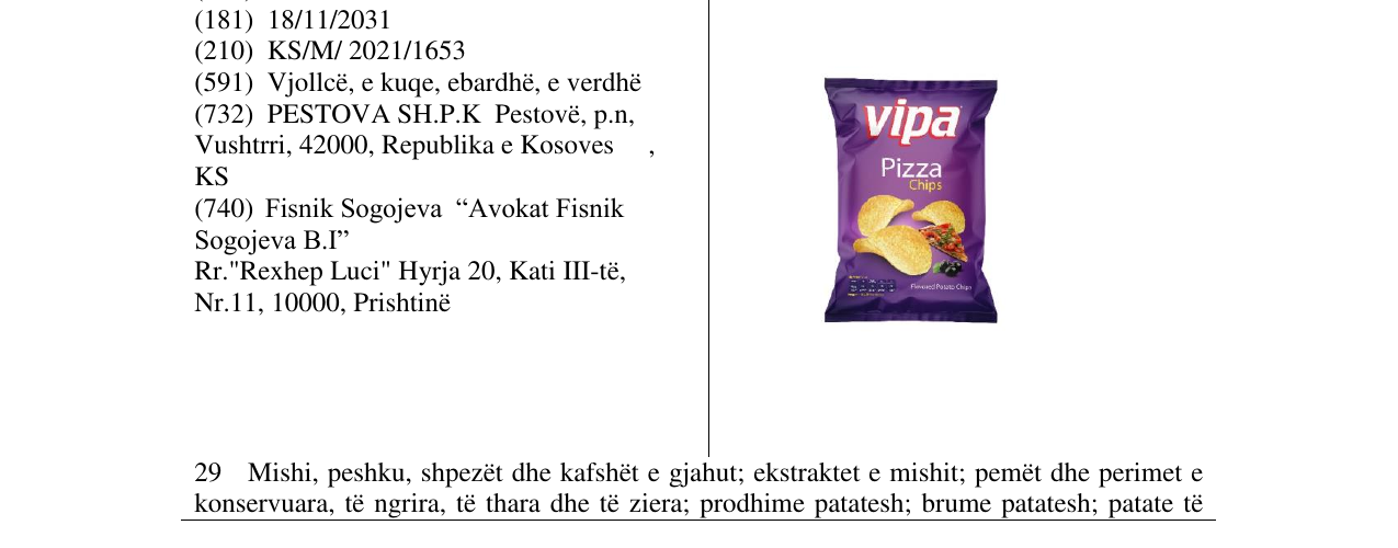 Zëri i markës Markë figurative në buletin