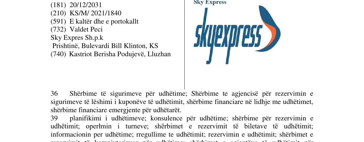 Zëri i markës Markë figurative në buletin
