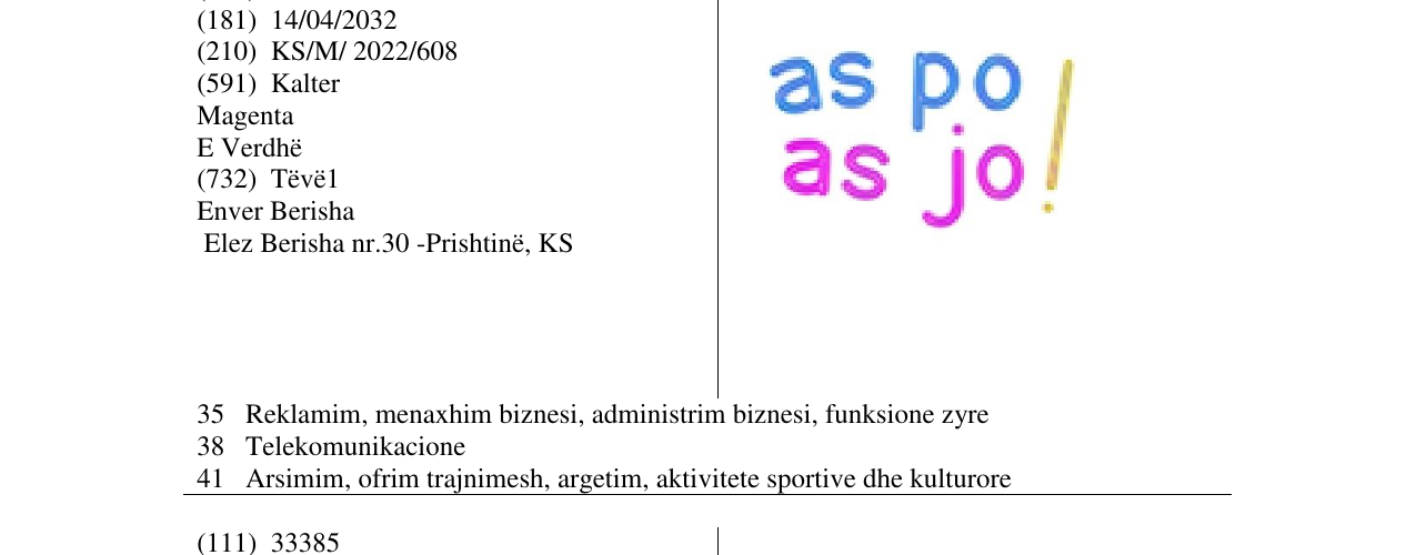 Zëri i markës as po as jo! në buletin