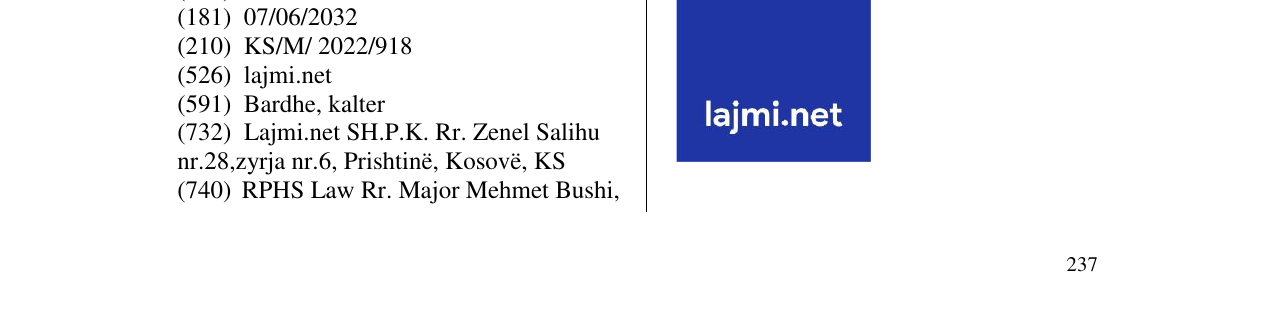 Zëri i markës lajmi.net në buletin