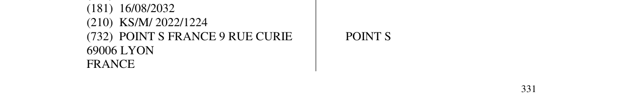 Zëri i markës POINT S në buletin