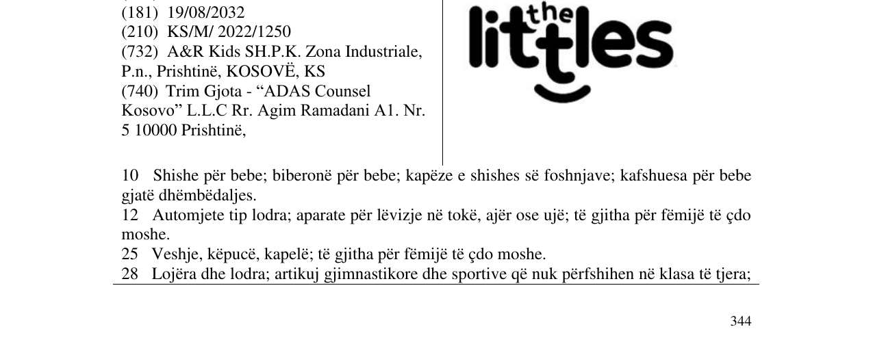 Zëri i markës Markë figurative në buletin