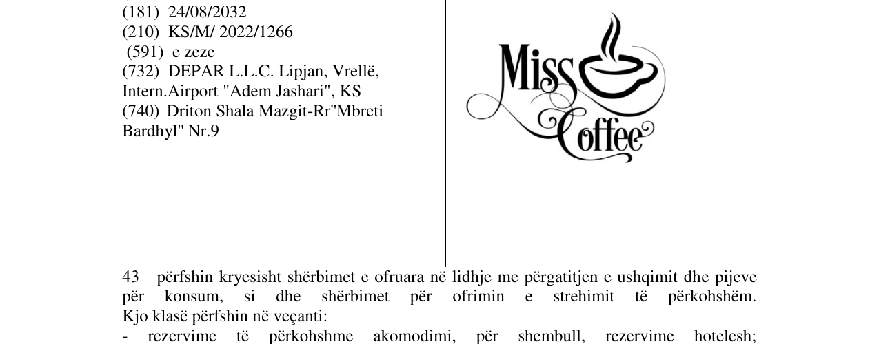Zëri i markës Markë figurative në buletin