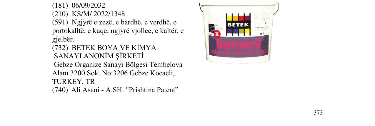 Zëri i markës Markë figurative në buletin