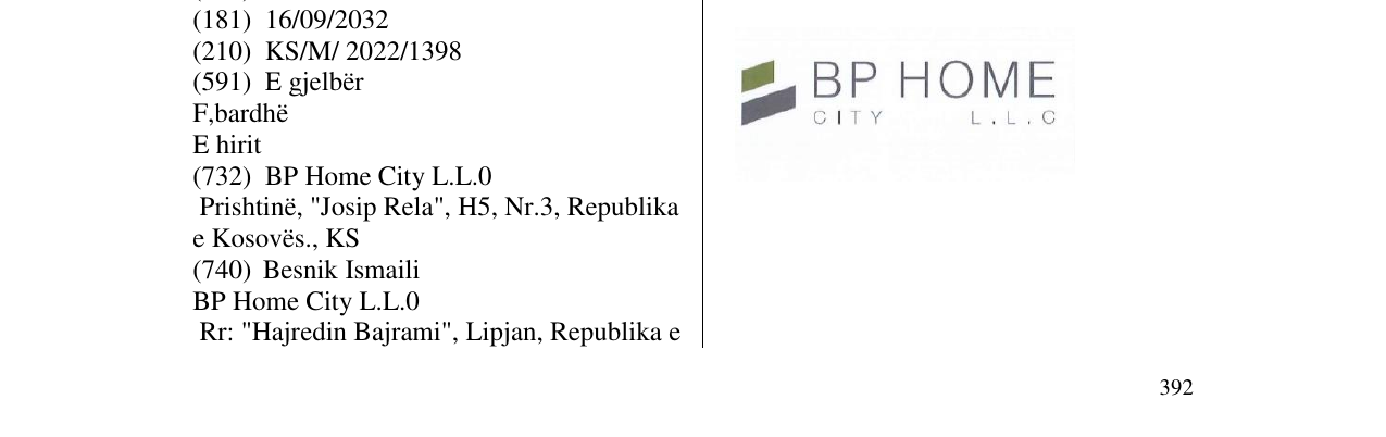 Zëri i markës BP HOME në buletin