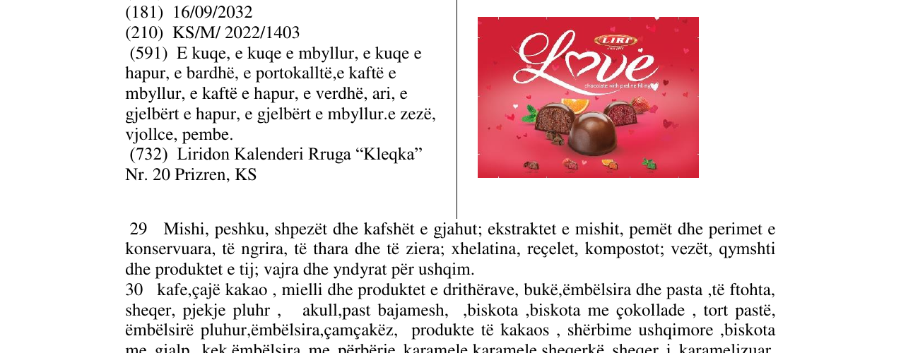 Zëri i markës love në buletin