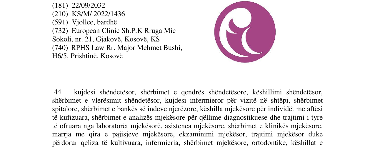 Zëri i markës Markë figurative në buletin