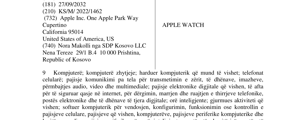 Zëri i markës APPLE WATCH në buletin