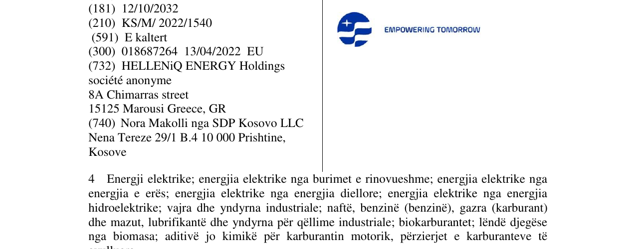 Zëri i markës EMPOWERING TOMORROW në buletin
