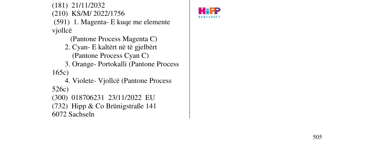 Zëri i markës Markë figurative në buletin