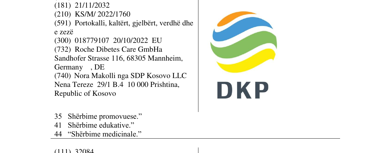Zëri i markës DKP në buletin