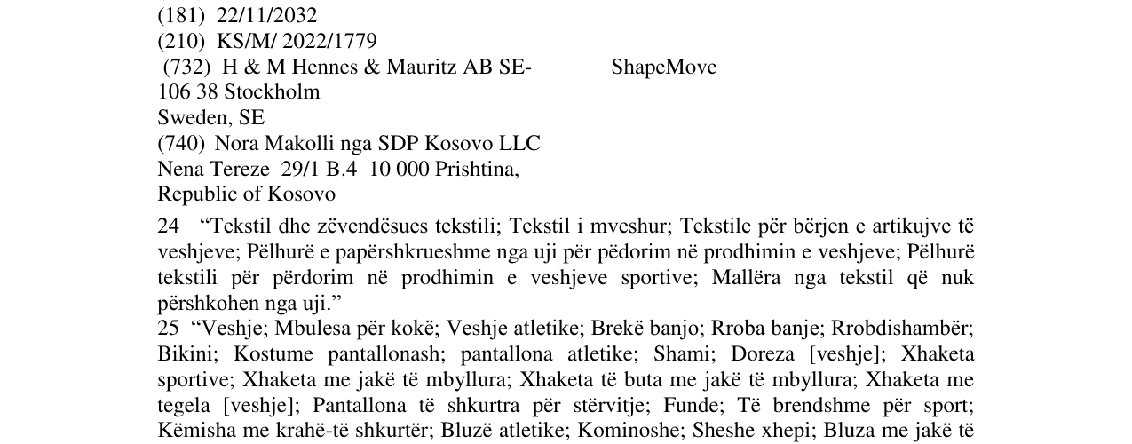 Zëri i markës ShapeMove në buletin