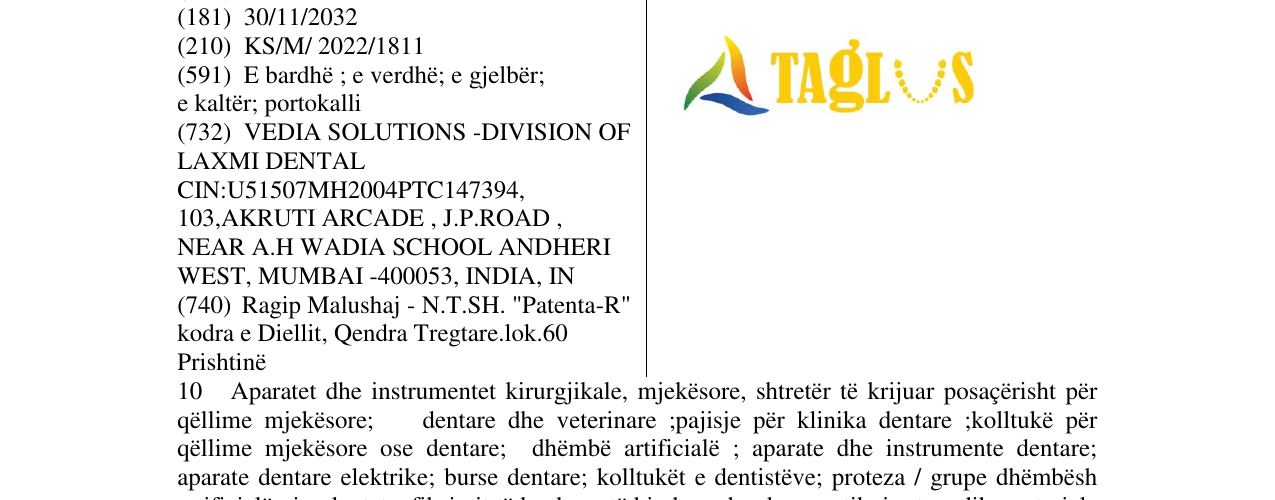Zëri i markës taglus në buletin