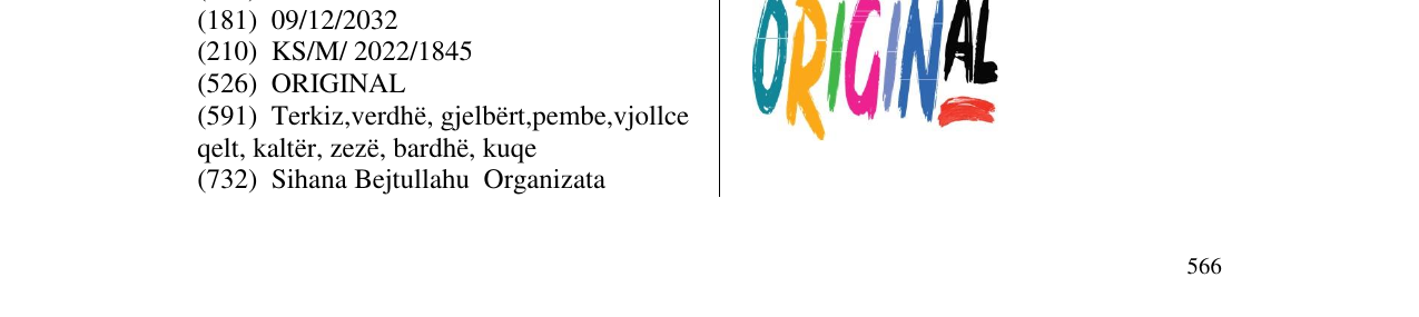 Zëri i markës ORIGINAL në buletin