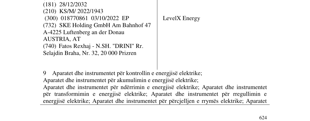 Zëri i markës LevelX Energy në buletin