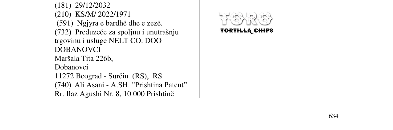 Zëri i markës TORO në buletin