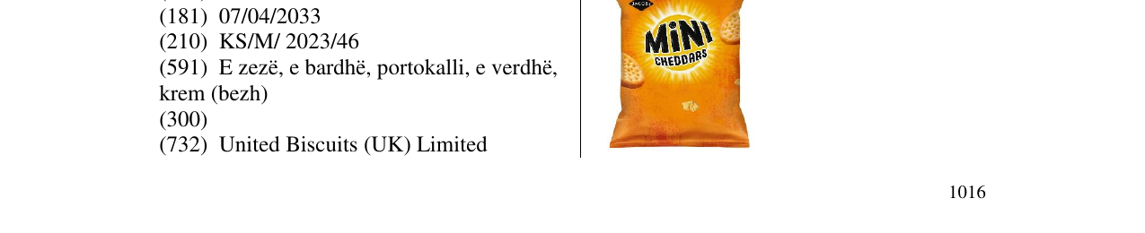 Zëri i markës BZ3C në buletin