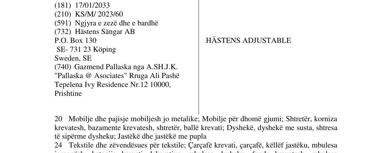 Zëri i markës Markë figurative në buletin