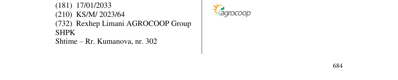 Zëri i markës agrocoop në buletin