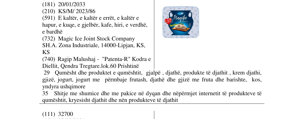 Zëri i markës magiko në buletin