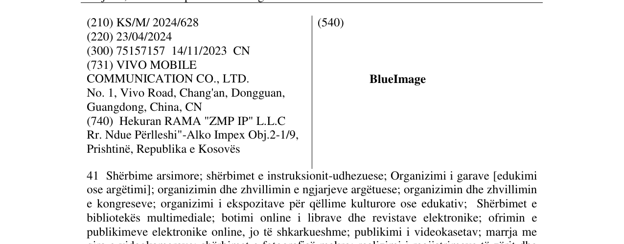 Zëri i markës BlueImage në buletin