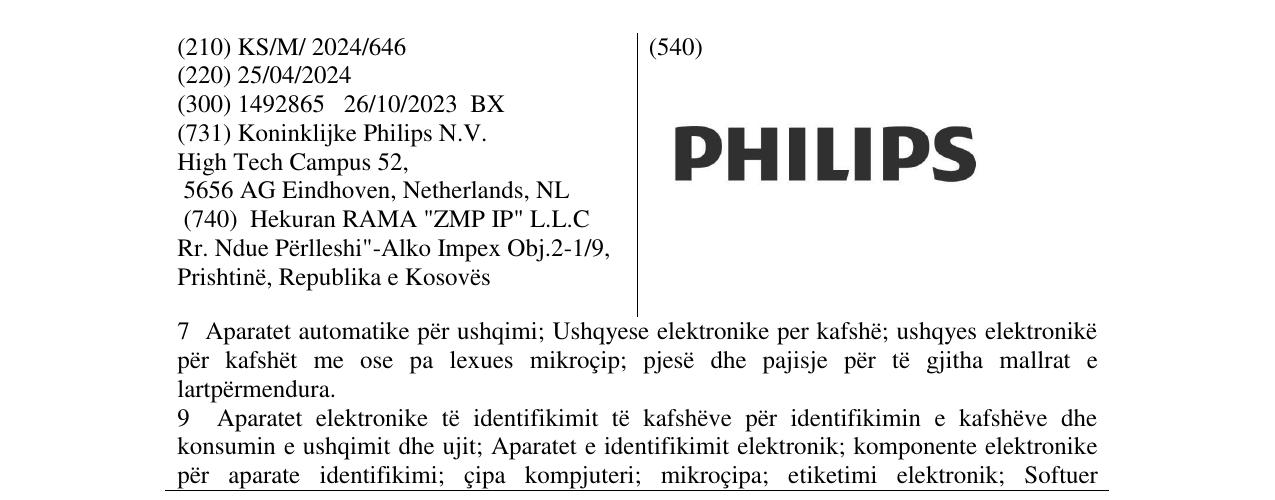 Zëri i markës PHILIPS në buletin