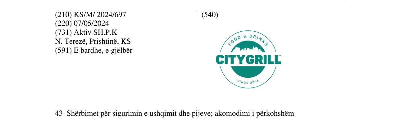 Zëri i markës city grill në buletin