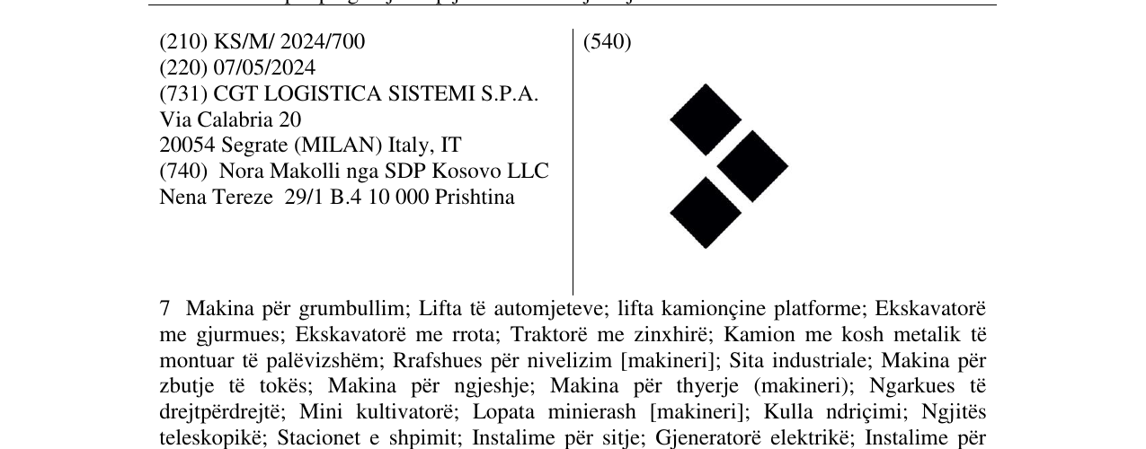 Zëri i markës three rombus në buletin