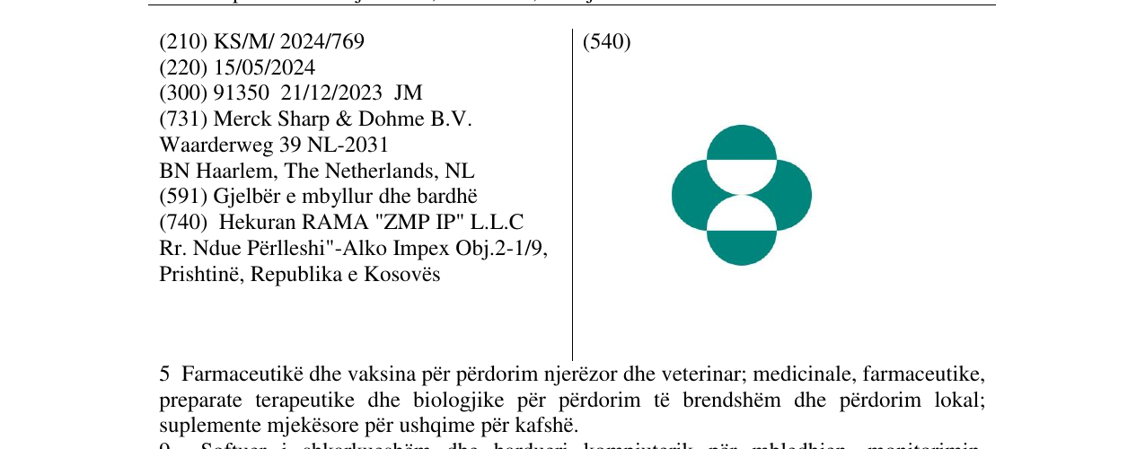 Zëri i markës MSD në buletin