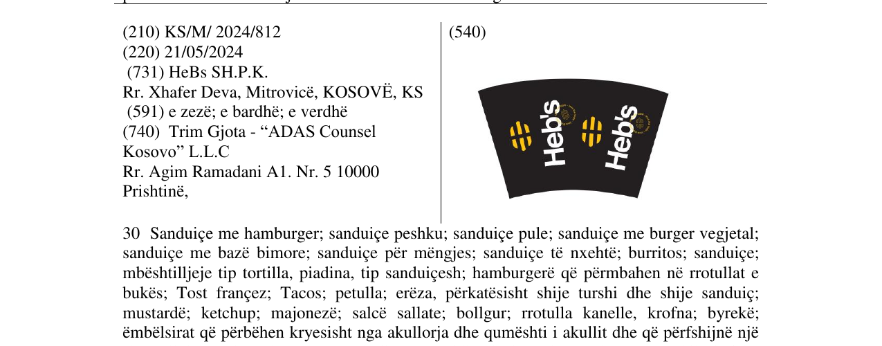Zëri i markës HEBS në buletin
