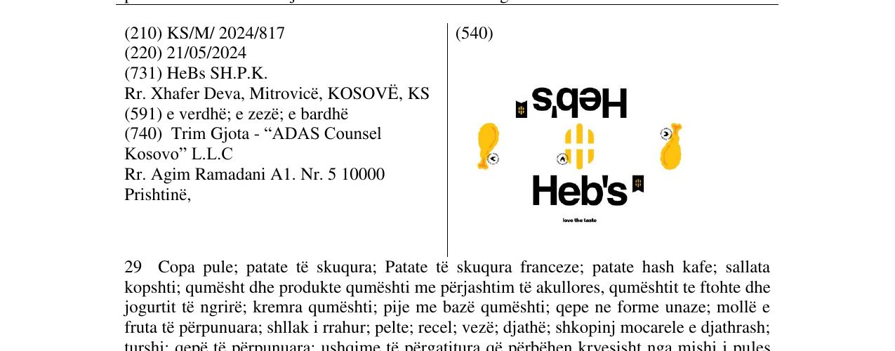 Zëri i markës Markë figurative në buletin