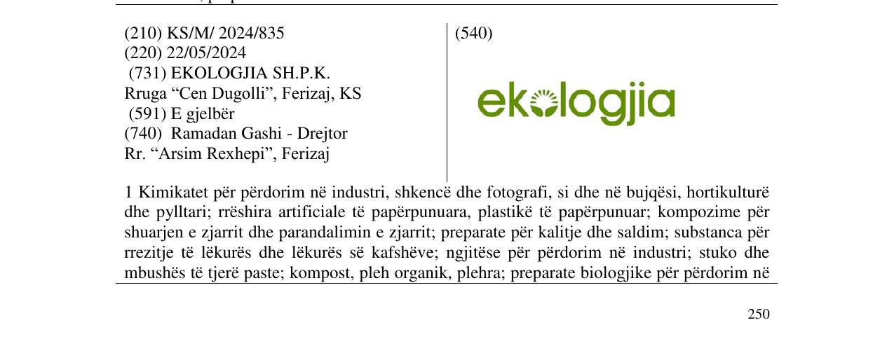 Zëri i markës ekolohjia në buletin