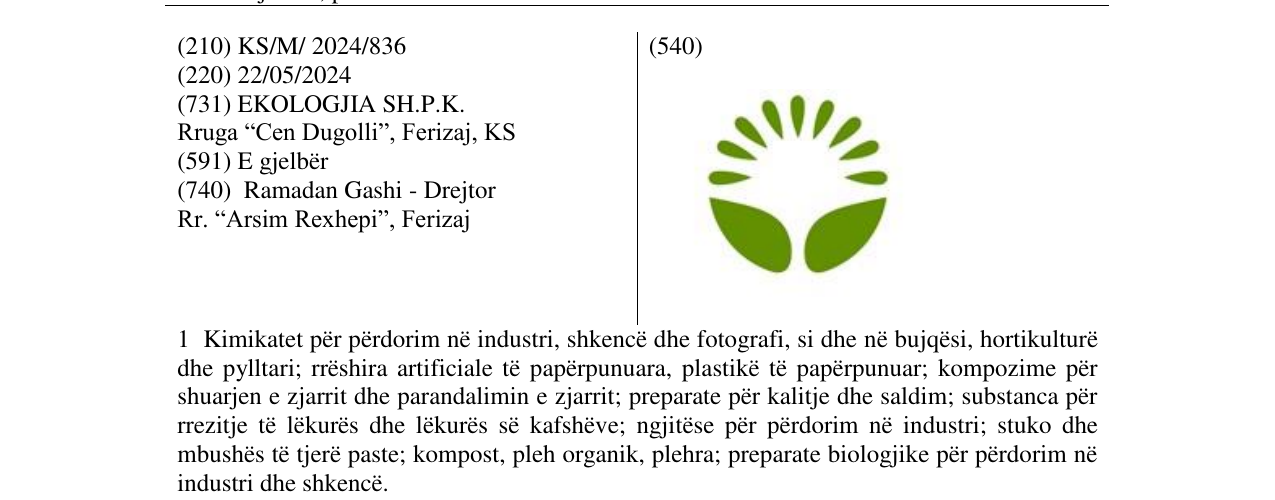 Zëri i markës ekologjia në buletin