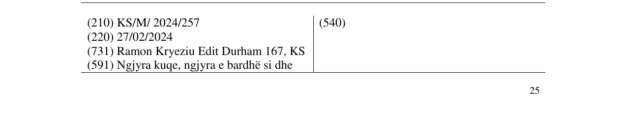 Zëri i markës MON BAU në buletin