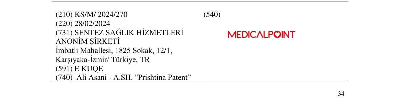 Zëri i markës MEDICALPOINT në buletin
