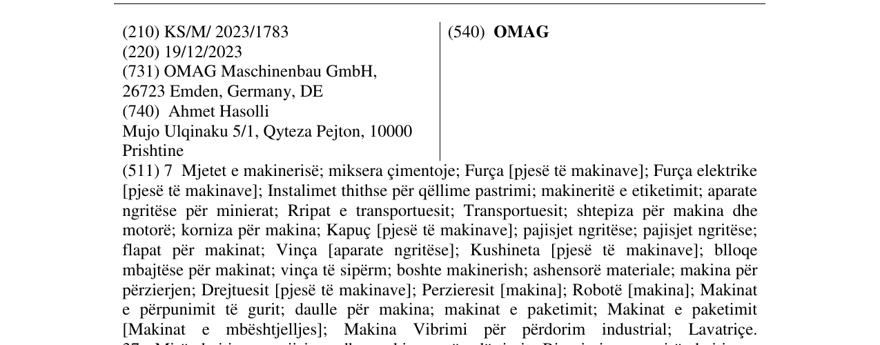 Zëri i markës OMAG në buletin