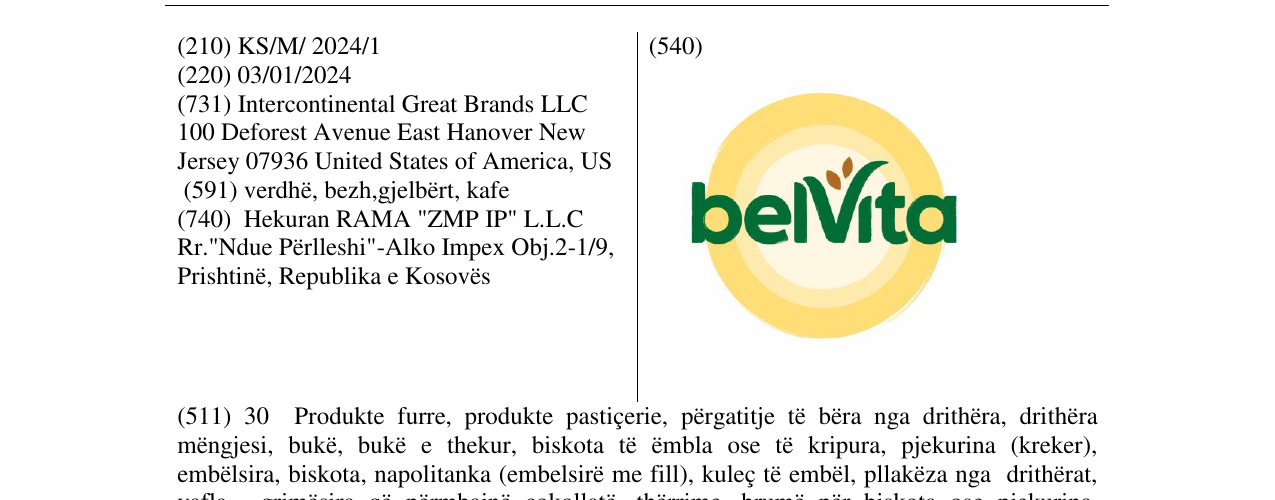 Zëri i markës belVita në buletin