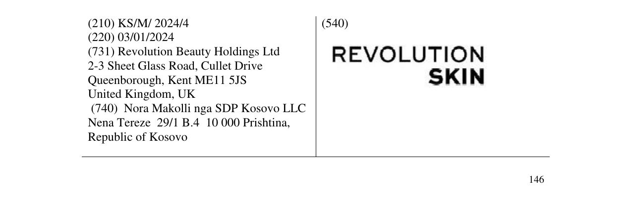 Zëri i markës REVOLUTION SKIN në buletin