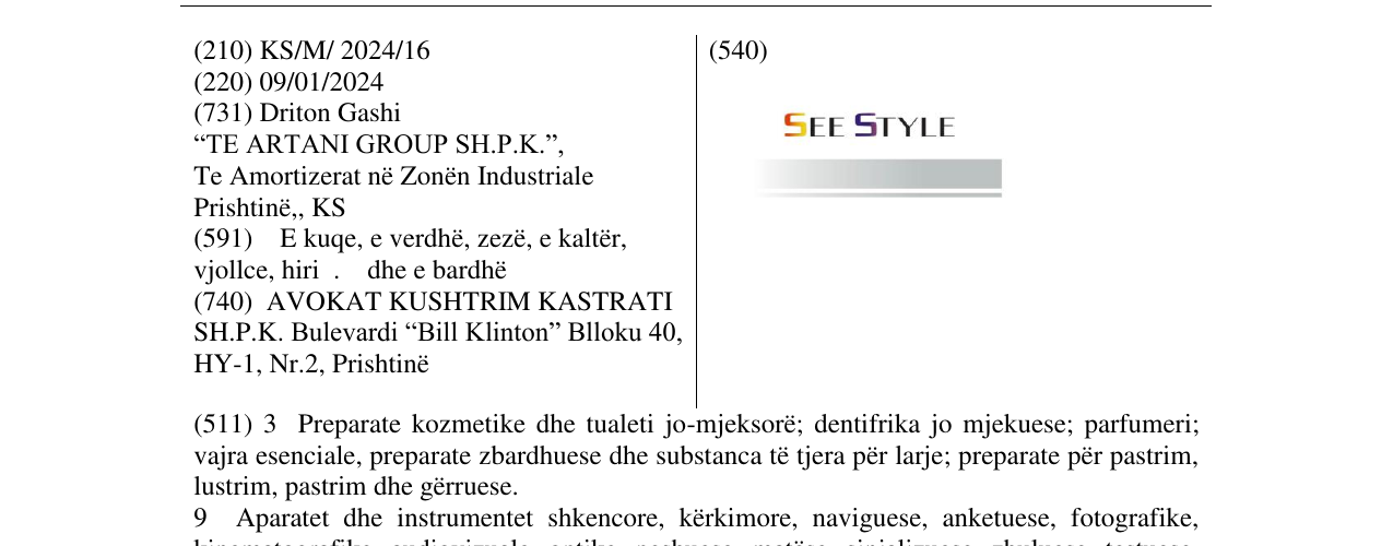 Zëri i markës SEE STYLE në buletin