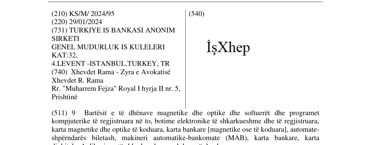 Zëri i markës is Xhep në buletin