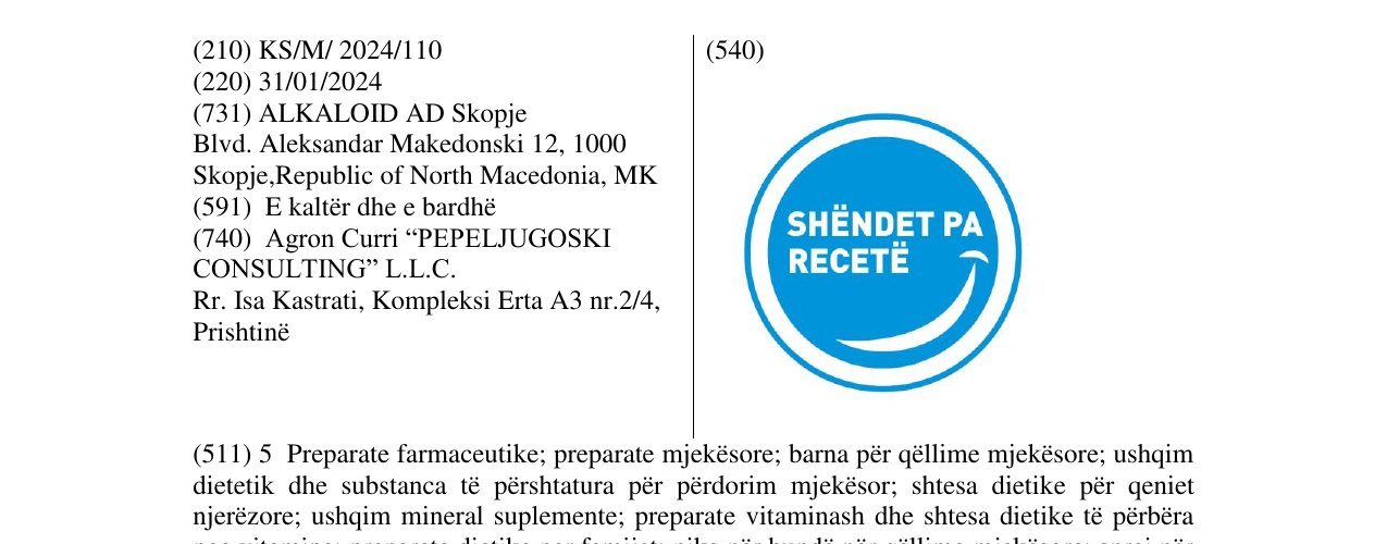 Zëri i markës shendet pa recete në buletin