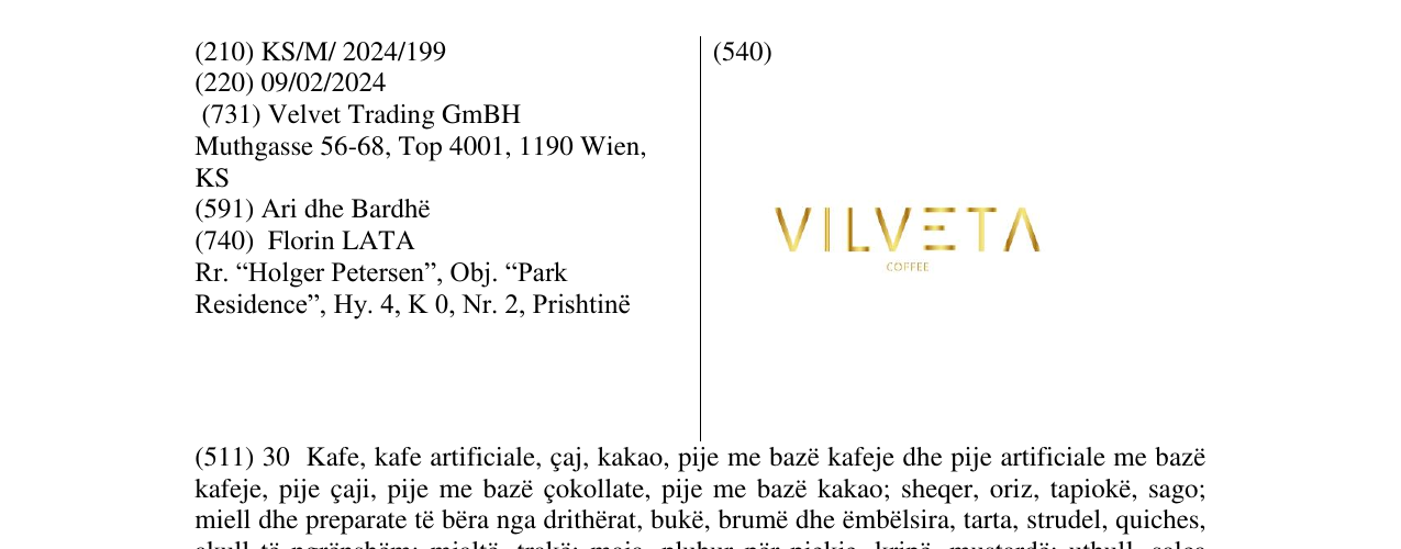 Zëri i markës Markë figurative në buletin