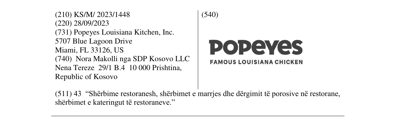 Zëri i markës popeyes në buletin