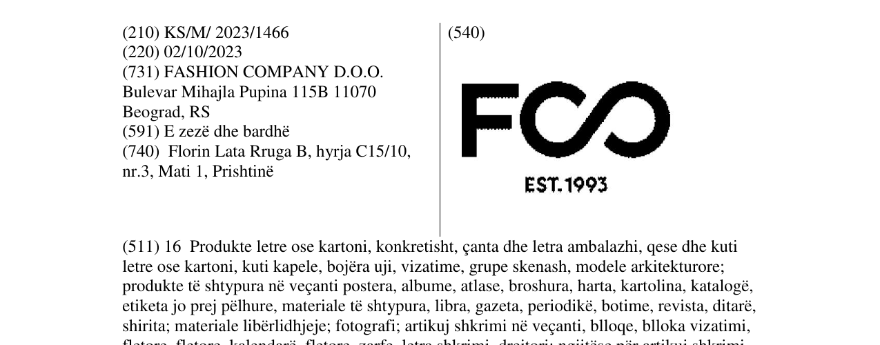 Zëri i markës FC në buletin