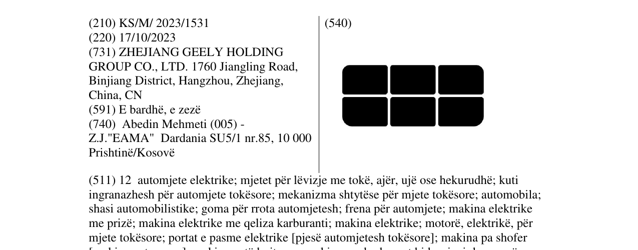 Zëri i markës zhejiang në buletin