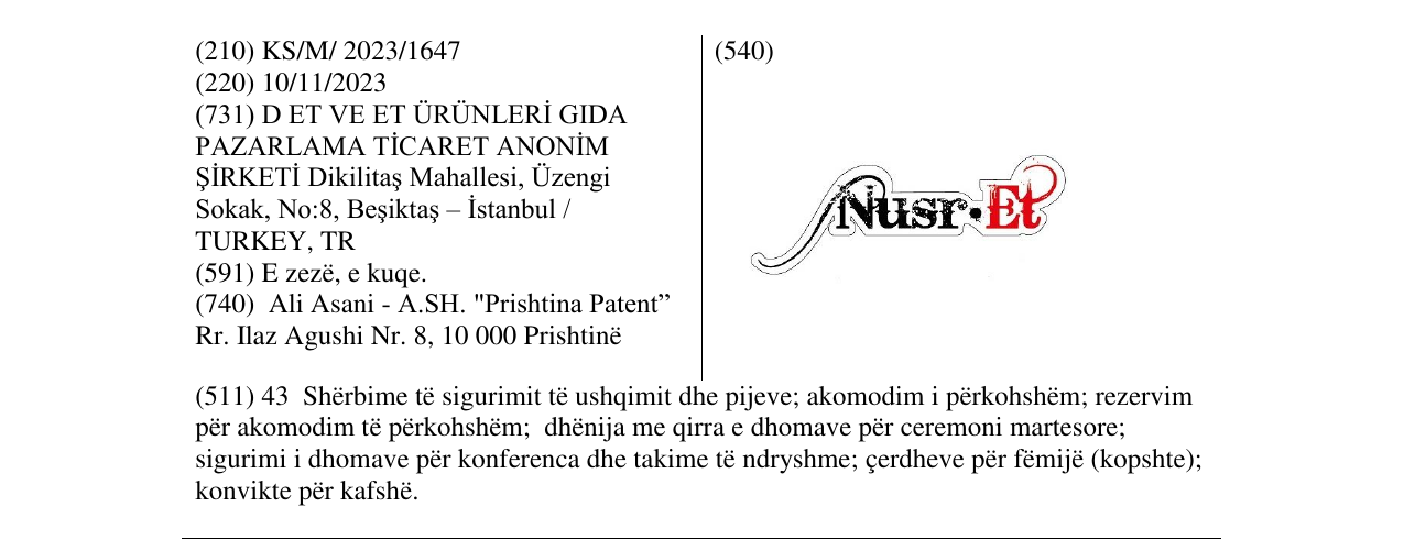 Zëri i markës NusrEt në buletin