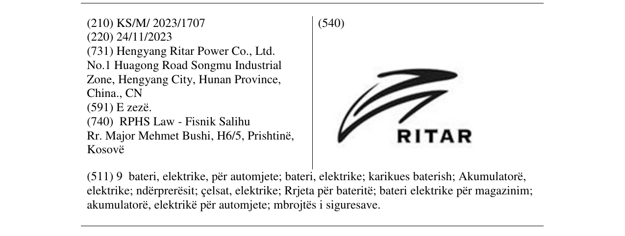 Zëri i markës Markë figurative në buletin