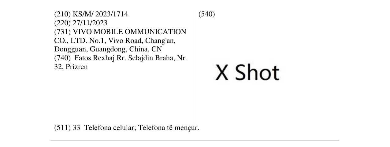 Zëri i markës X Shot në buletin