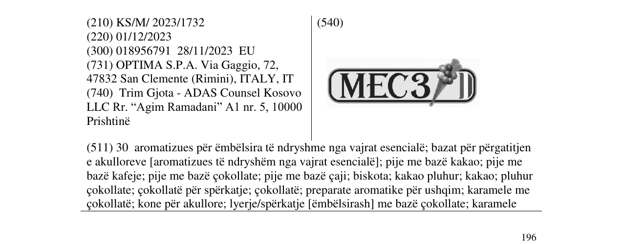 Zëri i markës MEC3 në buletin