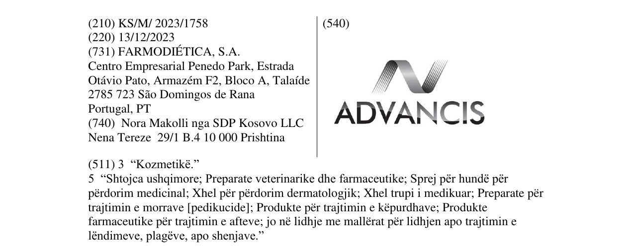 Zëri i markës ADVANCIS në buletin